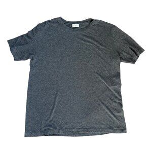 Saint Laurent Paris Gray Metallic Short-Sleeve T-Shirt Size S Made In France